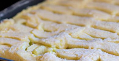 Tarta de manzana con maicena en sartén Thermomix