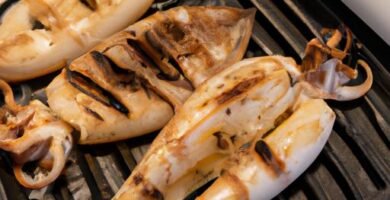 Calamares a la plancha en freidora de aire Thermomix