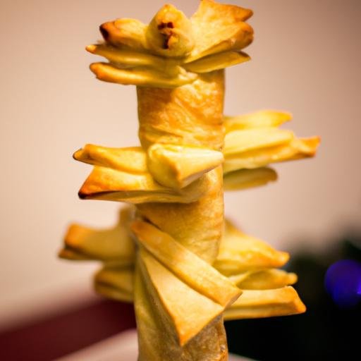 Arbol de navidad con masa de hojaldre Thermomix