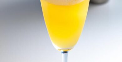 Coctel de champagne y zumo de naranja Thermomix