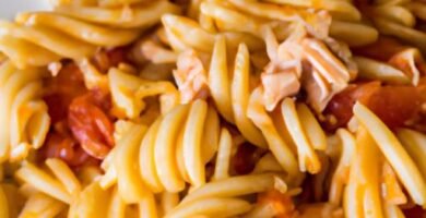 Pasta con atún y tomate receta italiana Thermomix