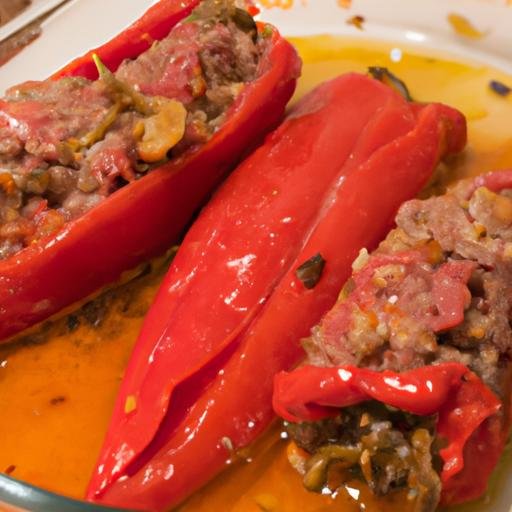 Receta de pimientos del piquillo rellenos de carne Thermomix