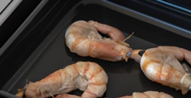 Cómo hacer los gambones en el horno Thermomix