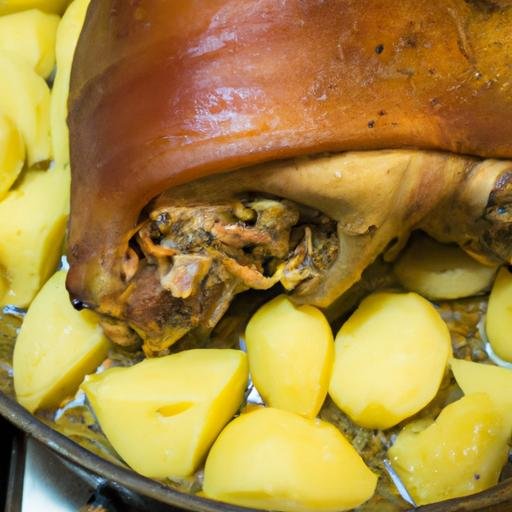 Receta cabeza de cerdo al horno con patatas Thermomix