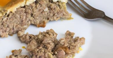 Rollo de carne picada al horno con huevo Thermomix