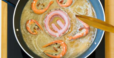 Cómo hacer una fideua de gambas y sepia Thermomix