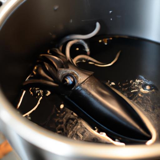 Chipirones en su tinta en olla express Thermomix