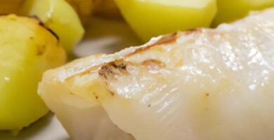 Filetes de rodaballo al horno con patatas Thermomix