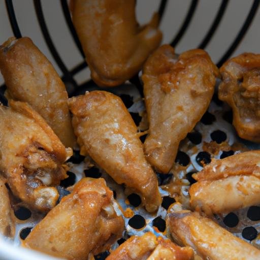 Alitas de pollo al ajillo en freidora de aire Thermomix