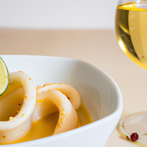 Anillas de calamar en salsa con vino blanco Thermomix