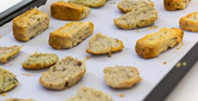 Canapés con pan de molde al horno Thermomix