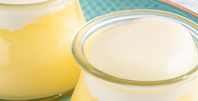 Mousse de piña con yogur y leche condensada Thermomix