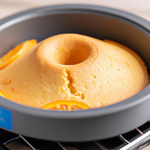 Bizcocho de naranja en freidora de aire Thermomix