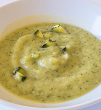 Crema de calabacín con quesitos sin patata Thermomix