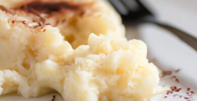 Tarta de arroz con leche y cuajada Thermomix