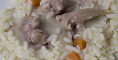Arroz con conejo caldoso de la abuela Thermomix