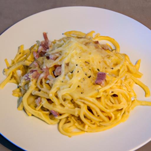 Espaguetis a la carbonara – receta italiana Thermomix
