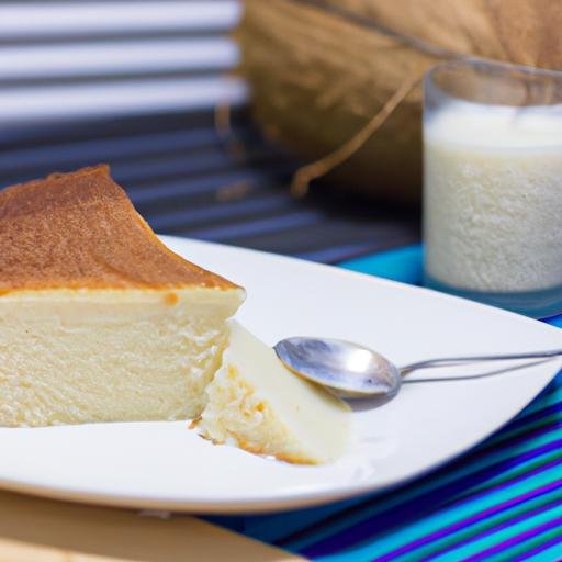Flan de coco y leche condensada sin horno Thermomix