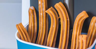 Churros congelados mercadona en freidora de aire Thermomix