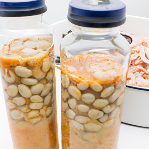 Alubias blancas de bote con gambas y almejas Thermomix