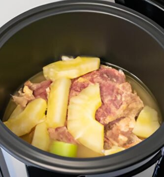 Cinta de lomo con piña en olla express Thermomix