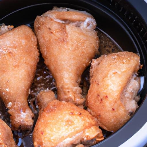 Muslos de pollo en freidora de aire tiempo Thermomix