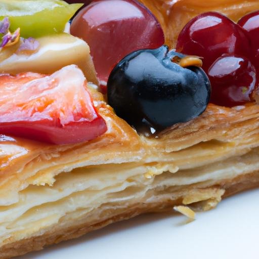 Tarta de hojaldre y frutas sin crema Thermomix