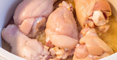 Cocer muslos de pollo en olla express Thermomix