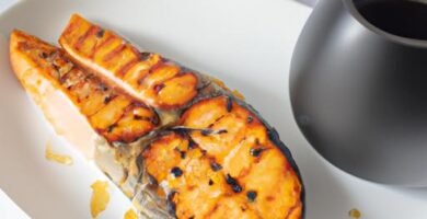 Salmón a la plancha con soja y miel Thermomix