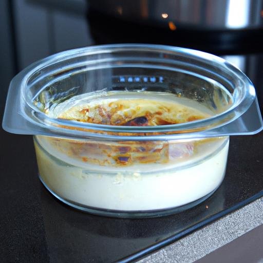 Flan de huevo casero al baño maría Thermomix