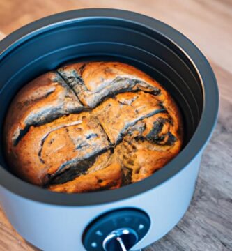 Bizcocho de plátano en freidora de aire Thermomix