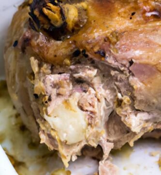 Receta de pavo relleno al horno jugoso Thermomix