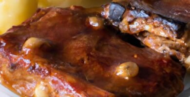 Costillas de cerdo al horno con patatas Thermomix