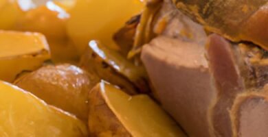 Lomo de cerdo al horno con patatas panaderas Thermomix