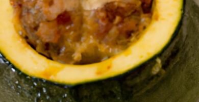 Calabacínes redondos rellenos de carne y bechamel Thermomix