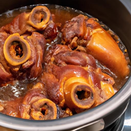 Manitas de cerdo guisadas en olla rapida Thermomix