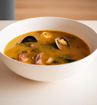 Receta de sopa de pescado y marisco Thermomix