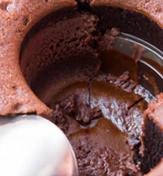 Coulant de chocolate en freidora de aire Thermomix