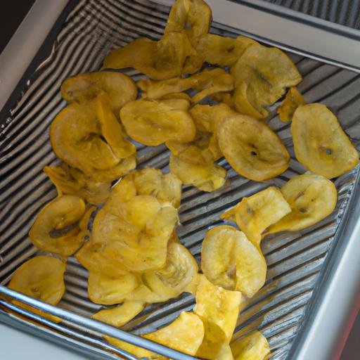 Chips de platano en freidora de aire Thermomix