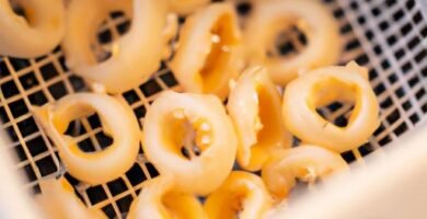 Aros de calamar en freidora de aire Thermomix