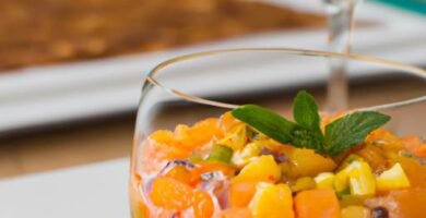 Tartar de salmon y mango hermanos torres Thermomix