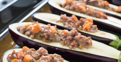 Cómo hacer berenjenas rellenas de carne picada Thermomix