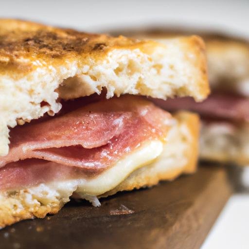 Sandwich al horno con jamón y queso Thermomix