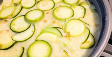 Crema de Calabacín y puerro monsieur cuisine Thermomix