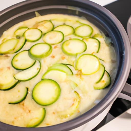 Crema de Calabacín y puerro monsieur cuisine Thermomix