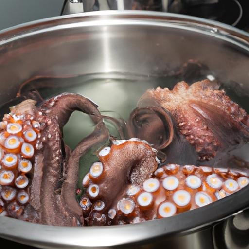 Cocer pulpo en olla express sin agua Thermomix