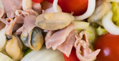 Ensalada con bocas de mar y atun Thermomix