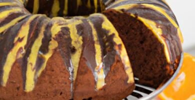 Bizcocho de naranja y chocolate la juani Thermomix