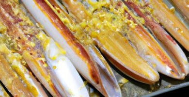 Cómo preparar las navajas a la plancha Thermomix