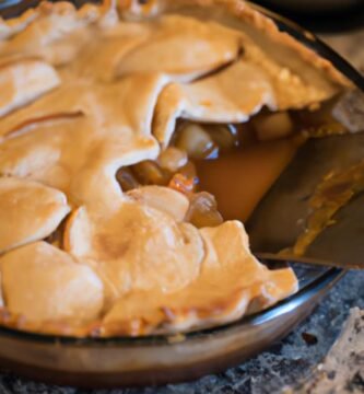 Dar brillo a la tarta de manzana sin mermelada Thermomix
